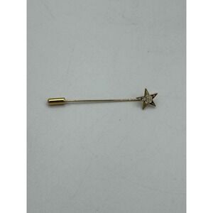 Order of the Eastern Star OES Masonic Vintage Gold Tone Stick Pin Brooch